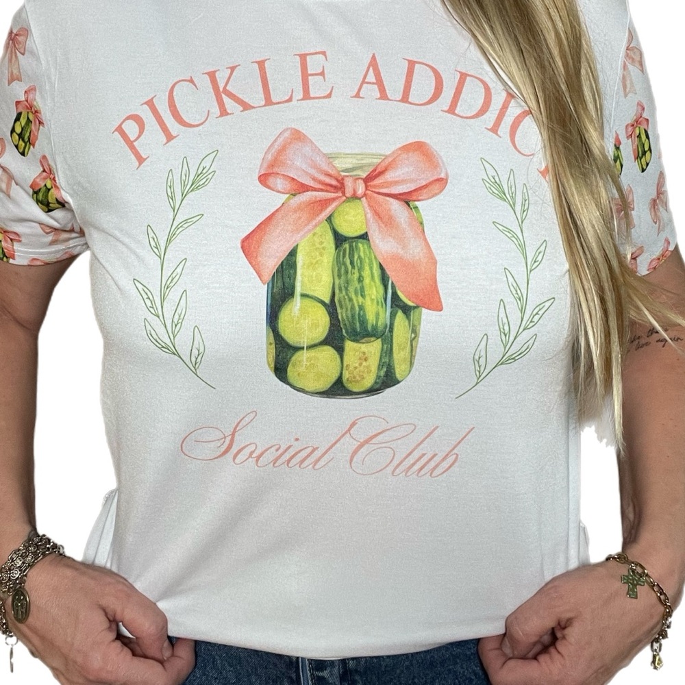 Pickle Addict Social Club White Tee